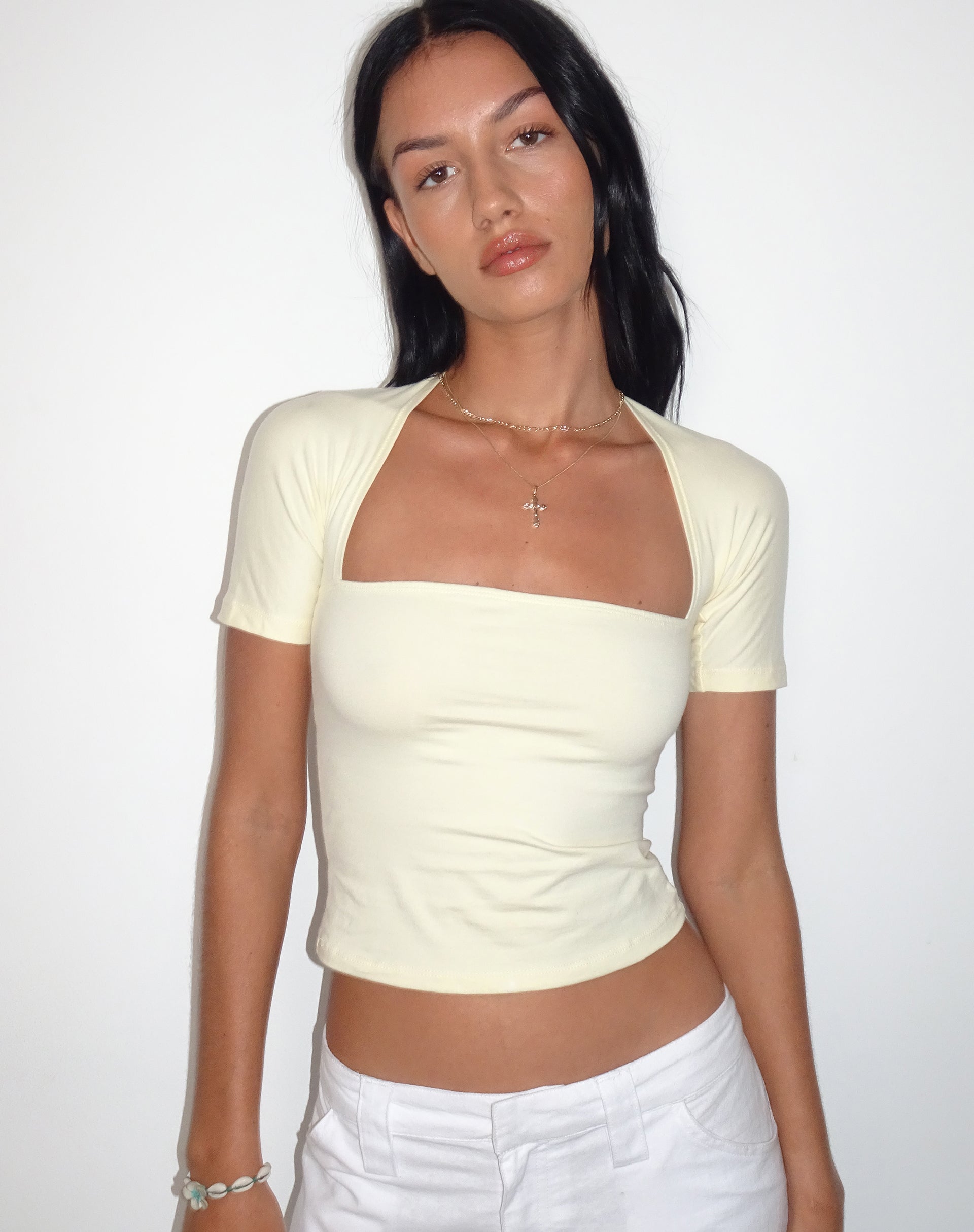 Immagine di Requa Crop Top in Buttermilk