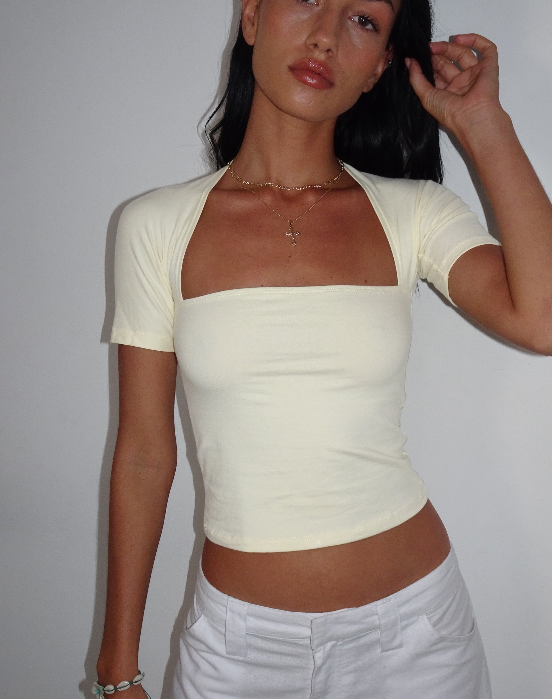 Immagine di Requa Crop Top in Buttermilk