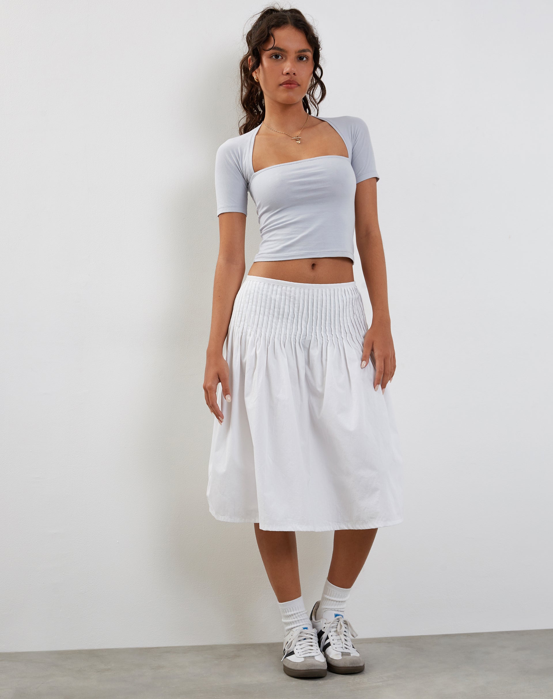 Immagine di Requa Crop Top in Grigio Alba