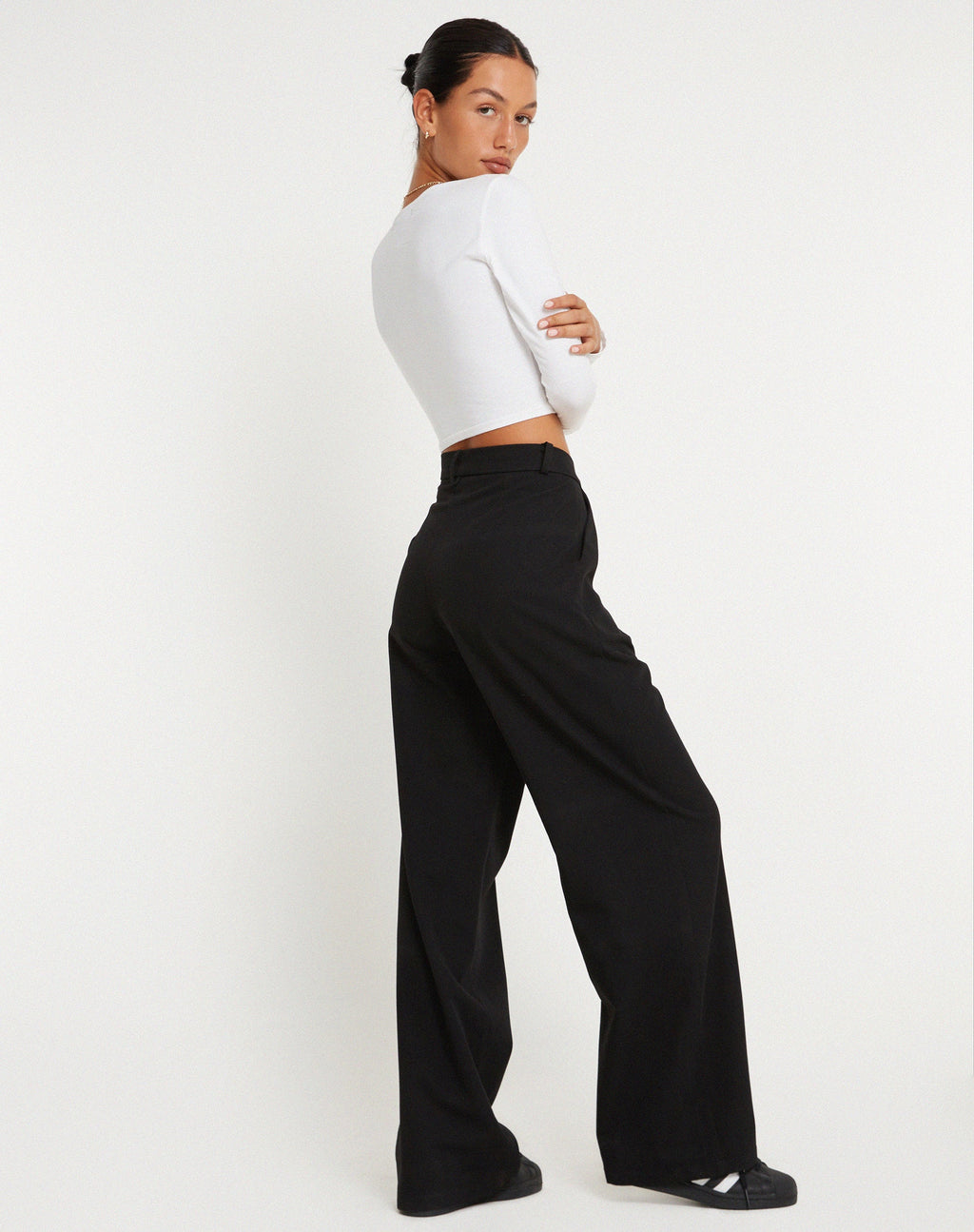 Pantaloni Abba in nero