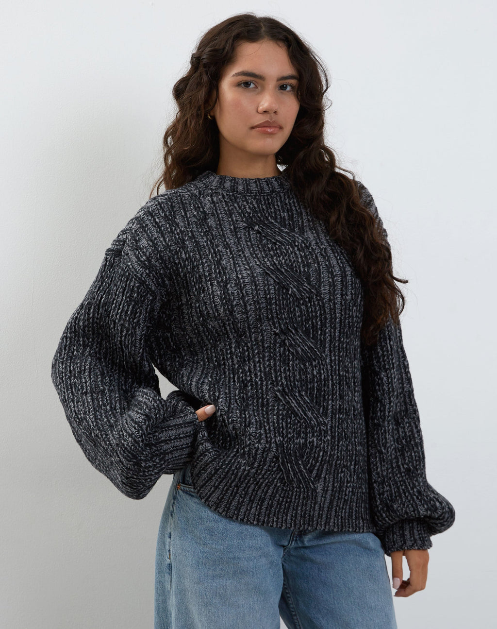 Amieta - Maglia in grigio ombra