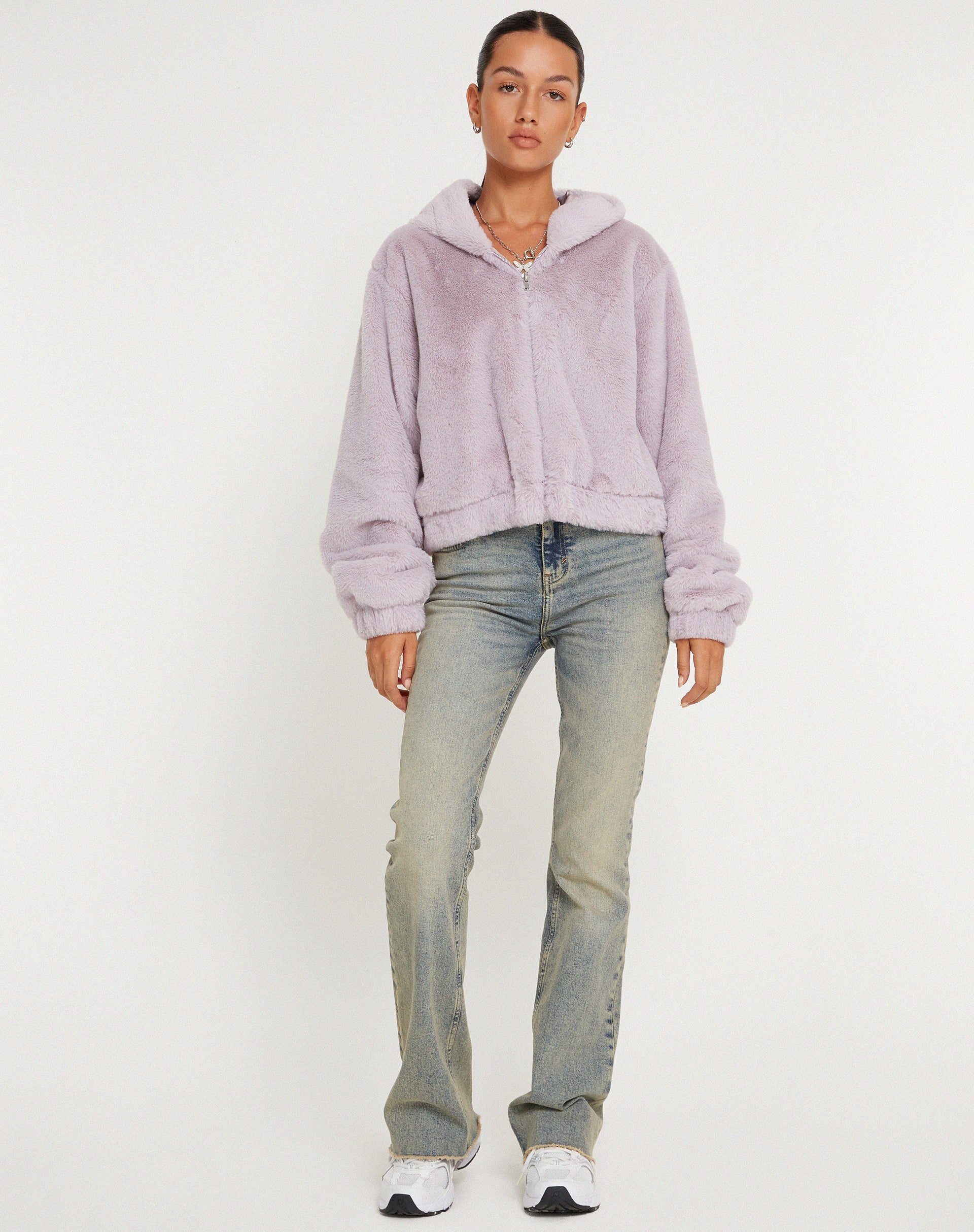 Immagine di Banowa Zip Up Jacket in Lilac