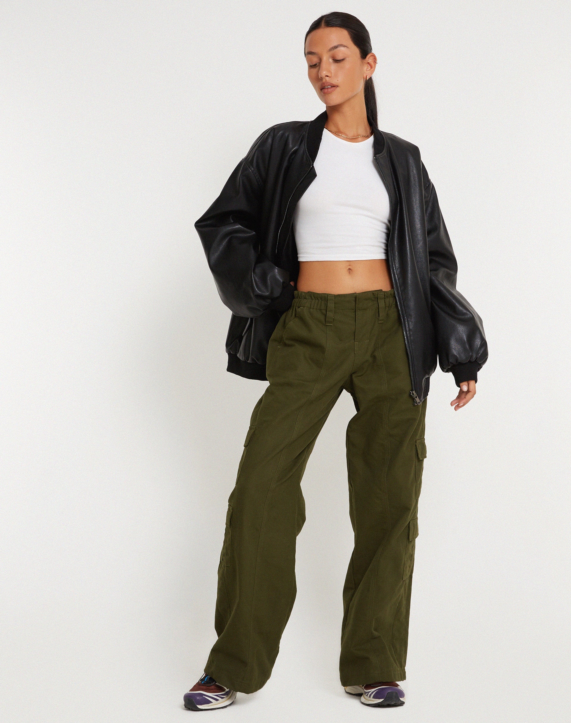 immagine di Hansa Cargo Trouser in Panama Dark Olive