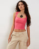 Immagine di Jinsu Crop Top in rosa caldo