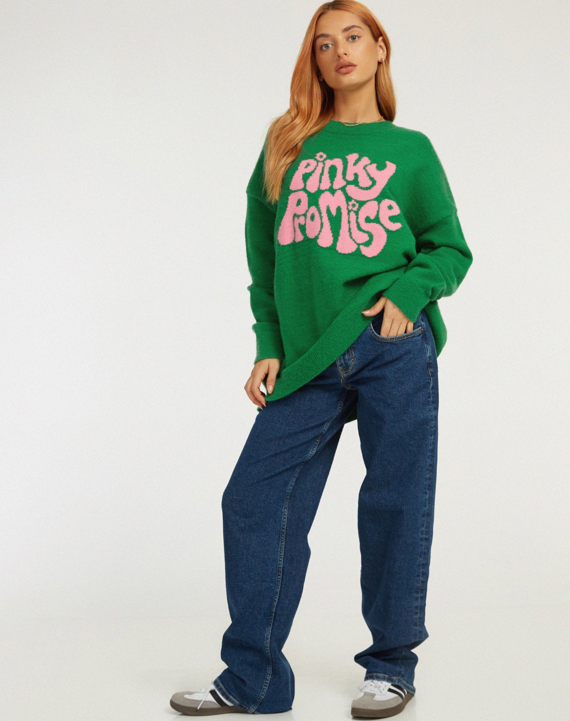 Immagine di Lulees Jumper in verde Pinky Promise