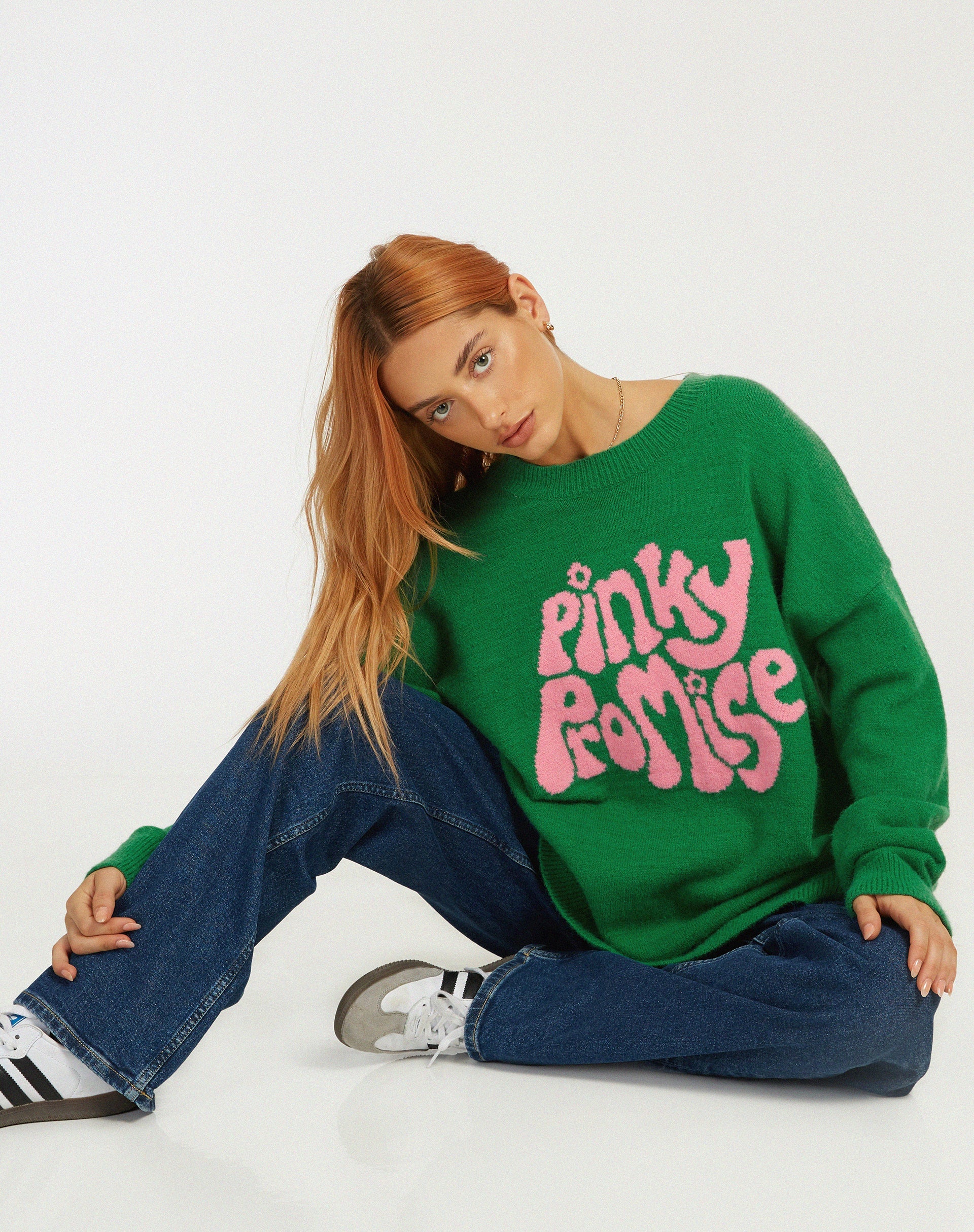 Immagine di Lulees Jumper in verde Pinky Promise