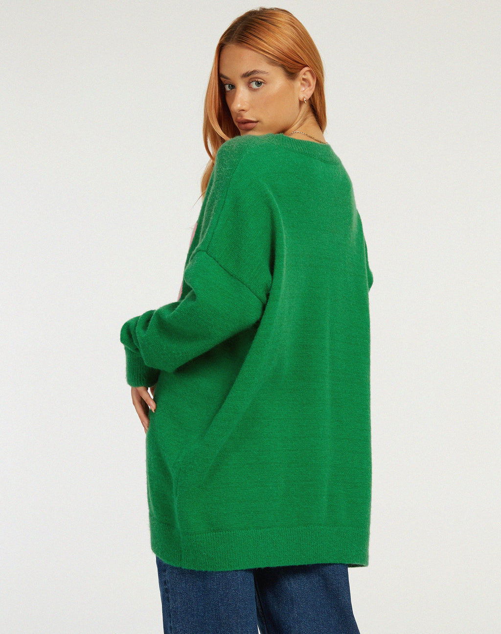 Maglia Lulees in verde Pinky Promise