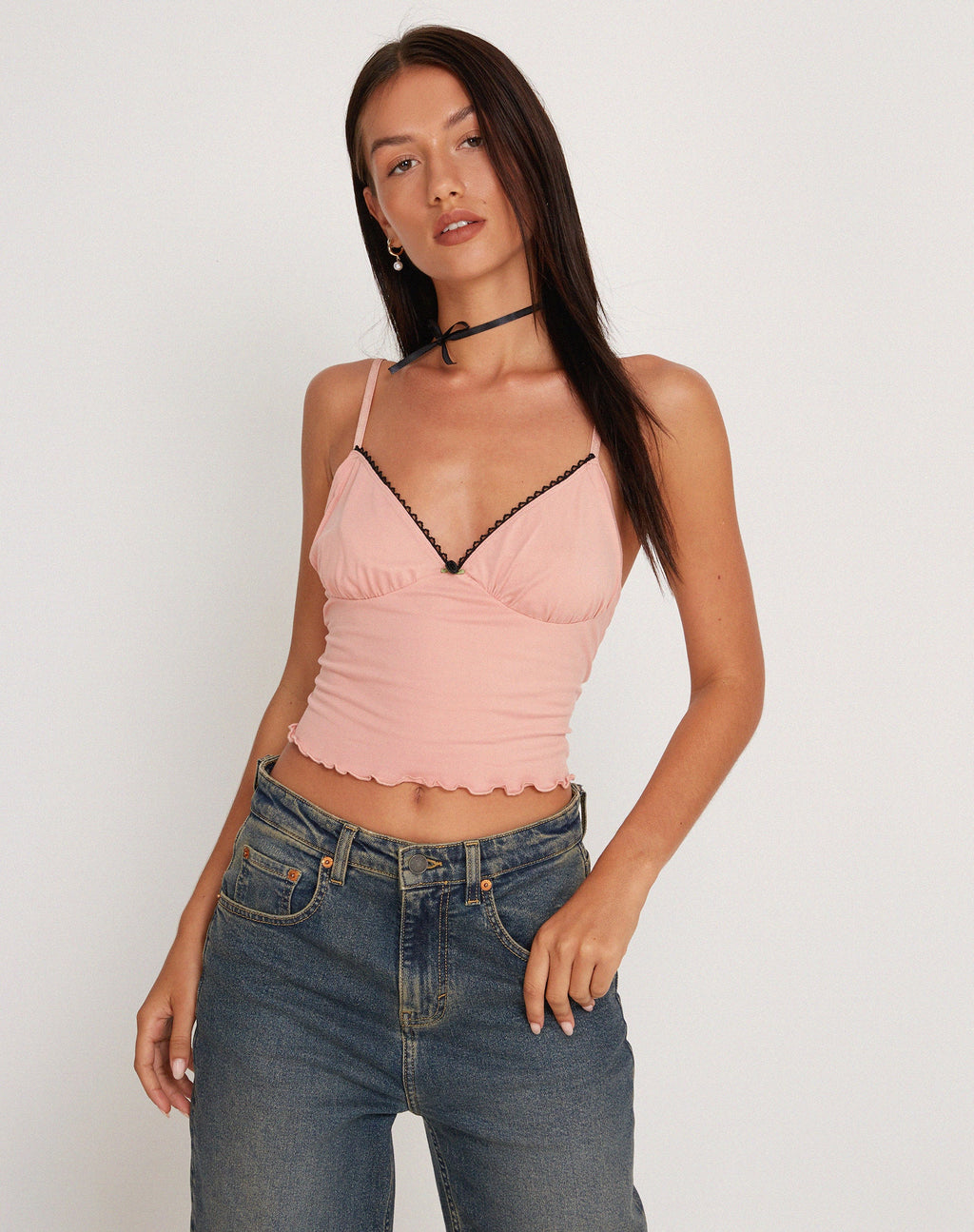 Canotta Mia Ballet in Jersey Cami in rosa
