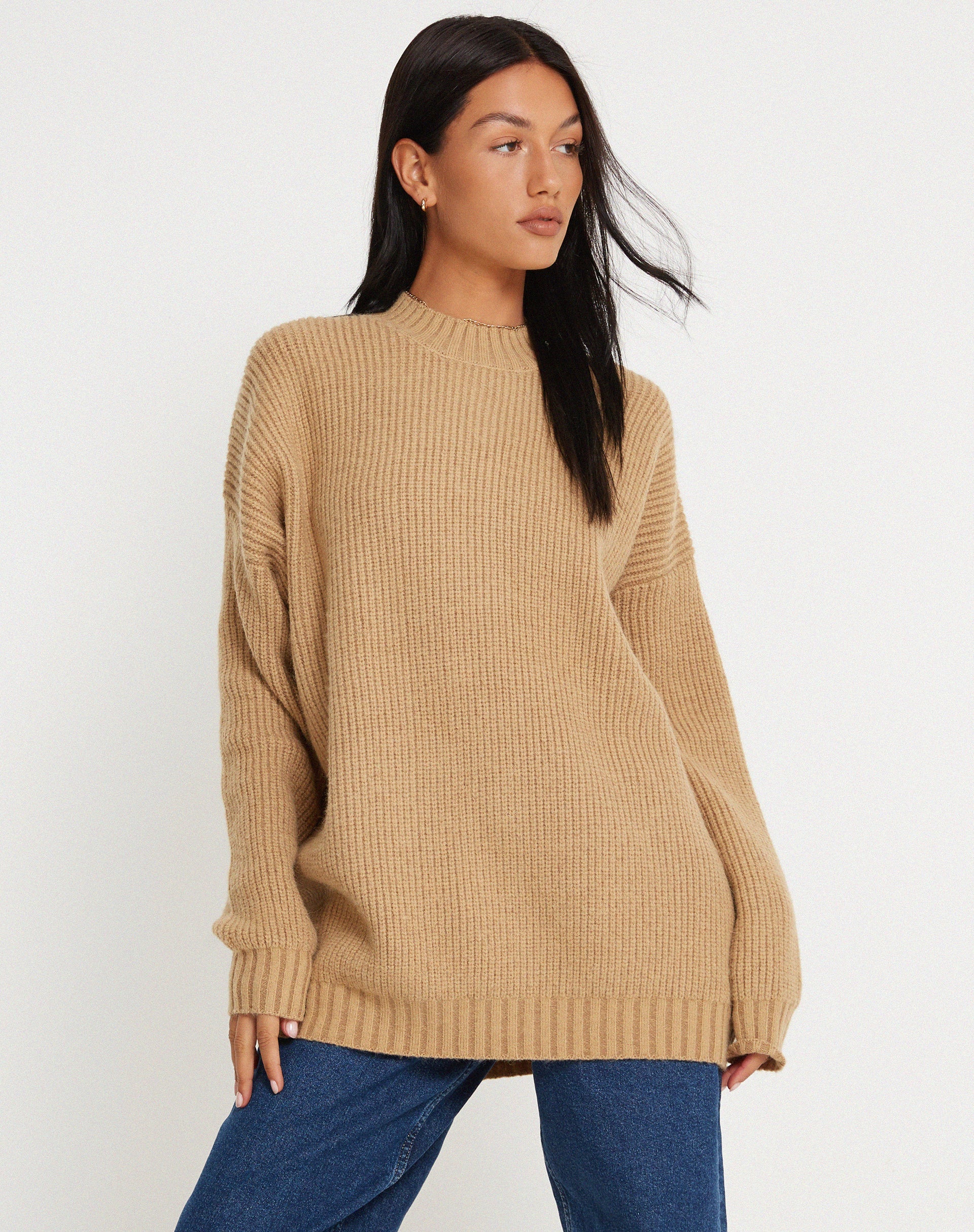 Immagine di Mody Jumper in Tan Rib