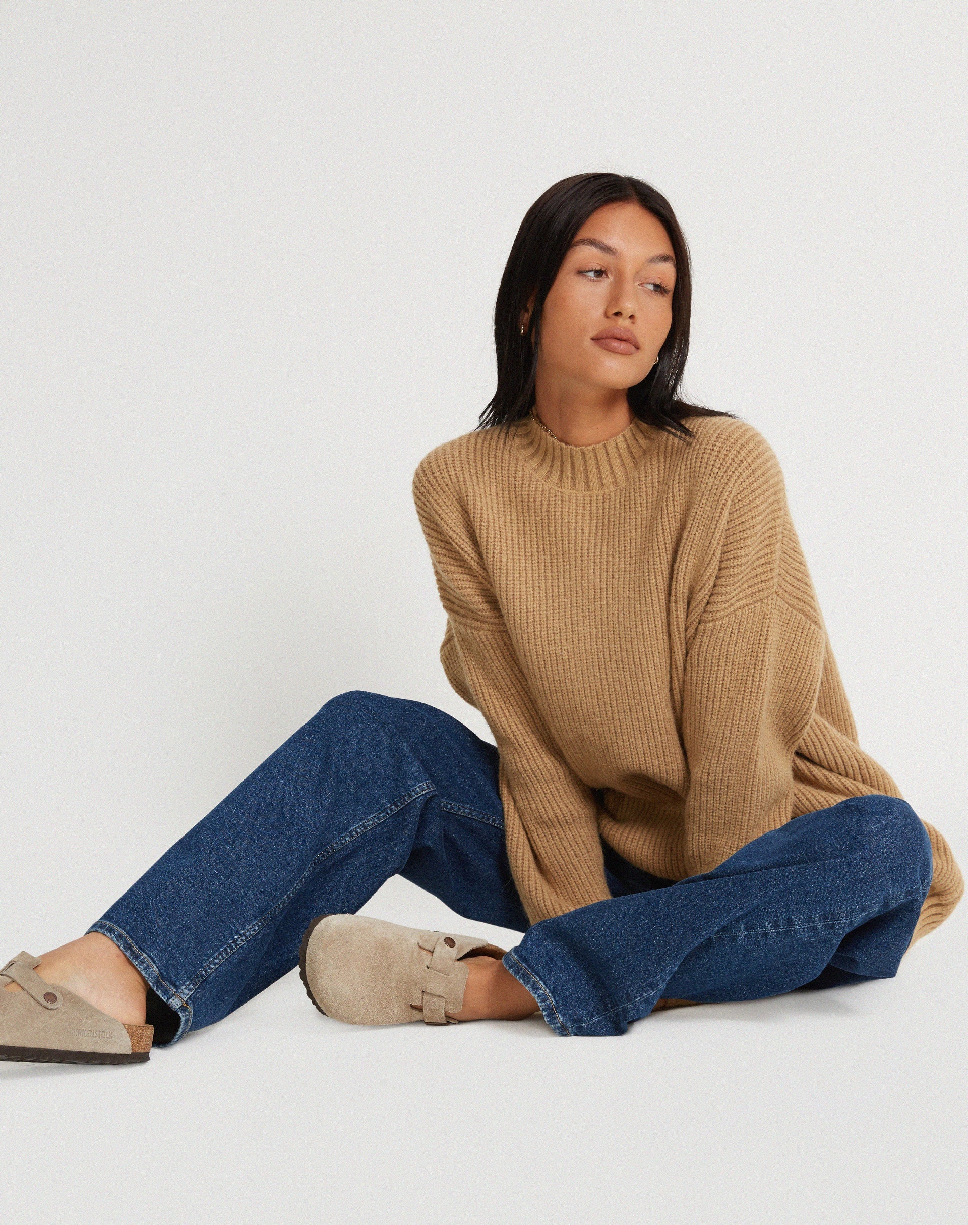 Immagine di Mody Jumper in Tan Rib