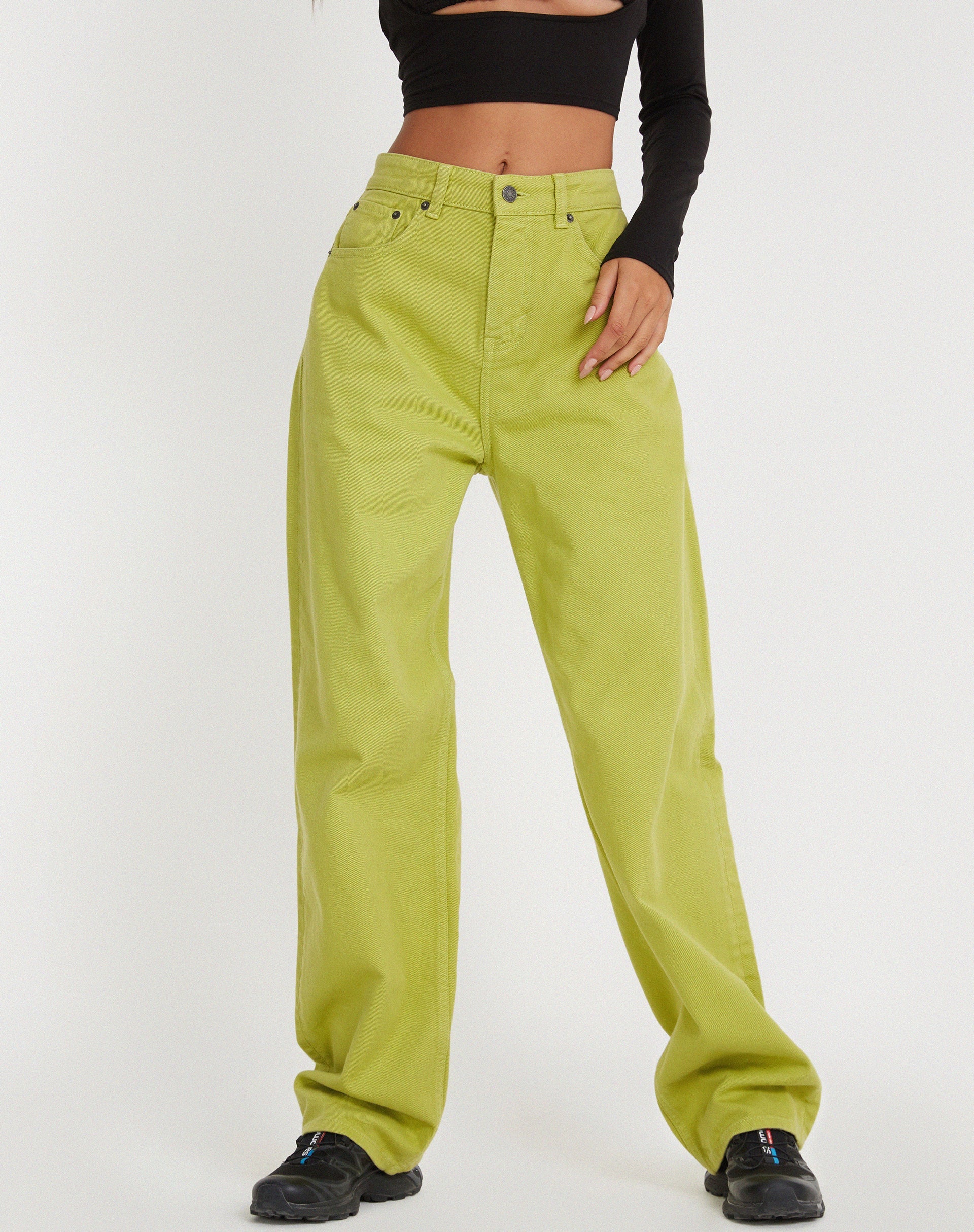 immagine di Parallel Jeans in Green Oasis