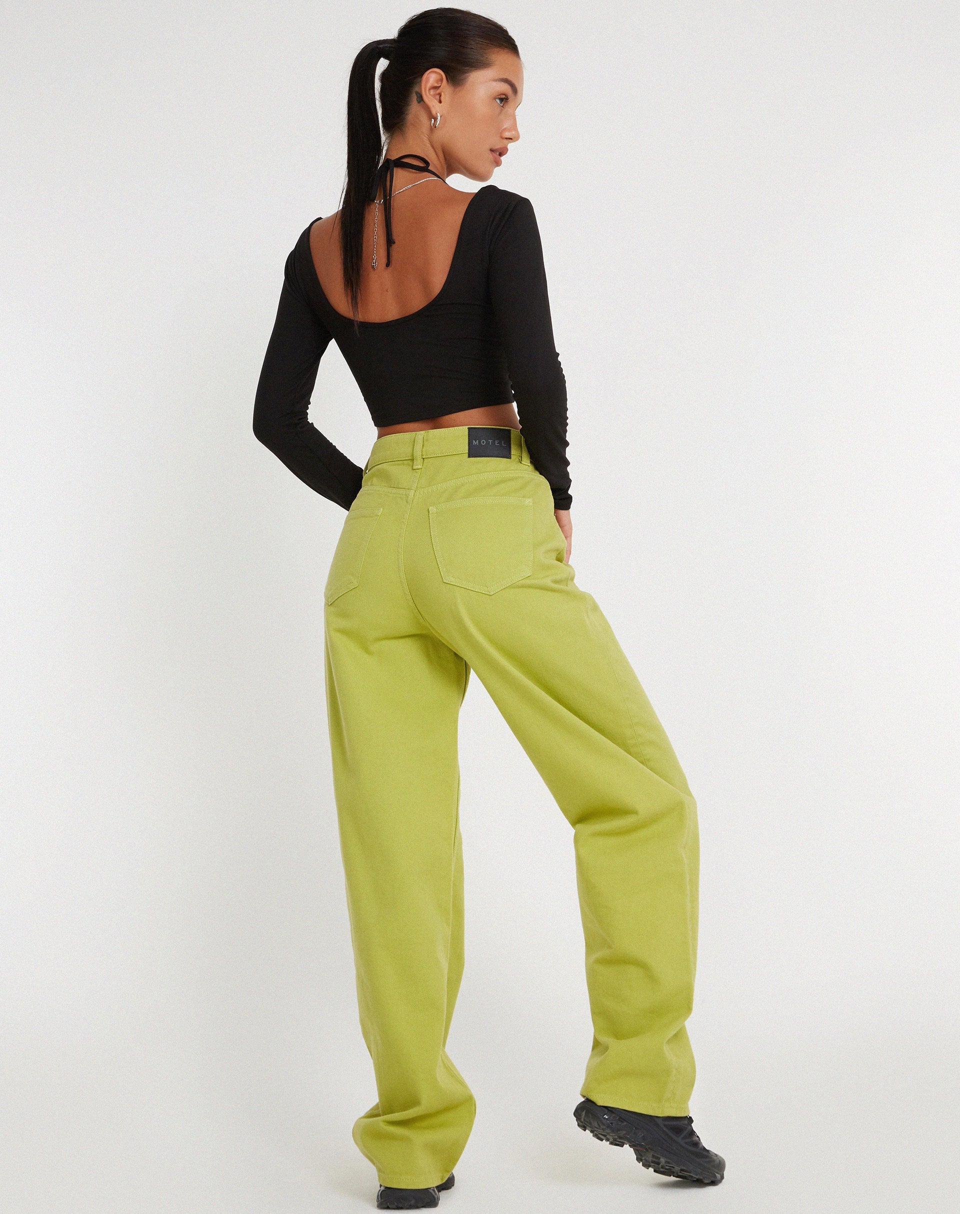 immagine di Parallel Jeans in Green Oasis