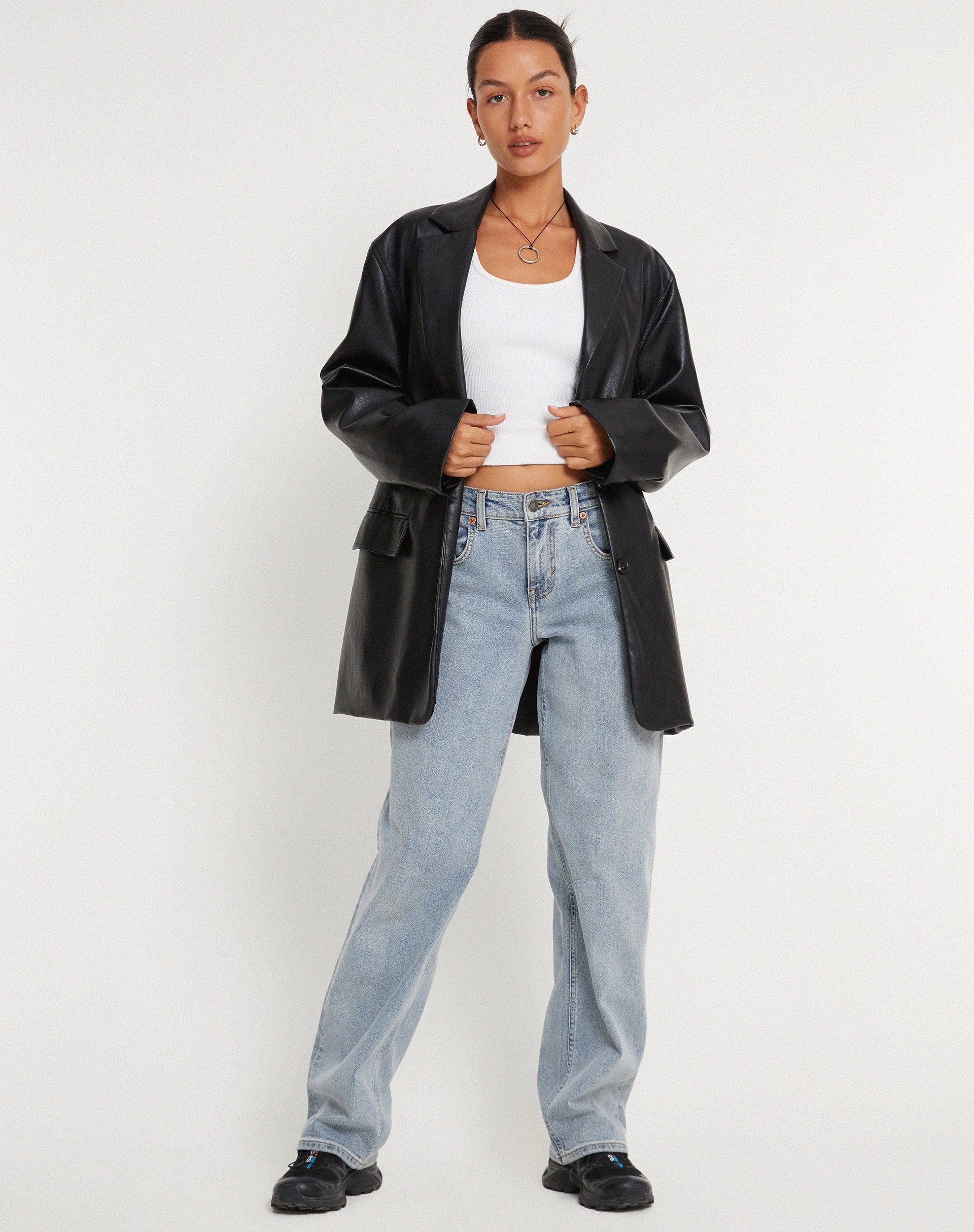 Immagine di Saken Blazer in Pu Black