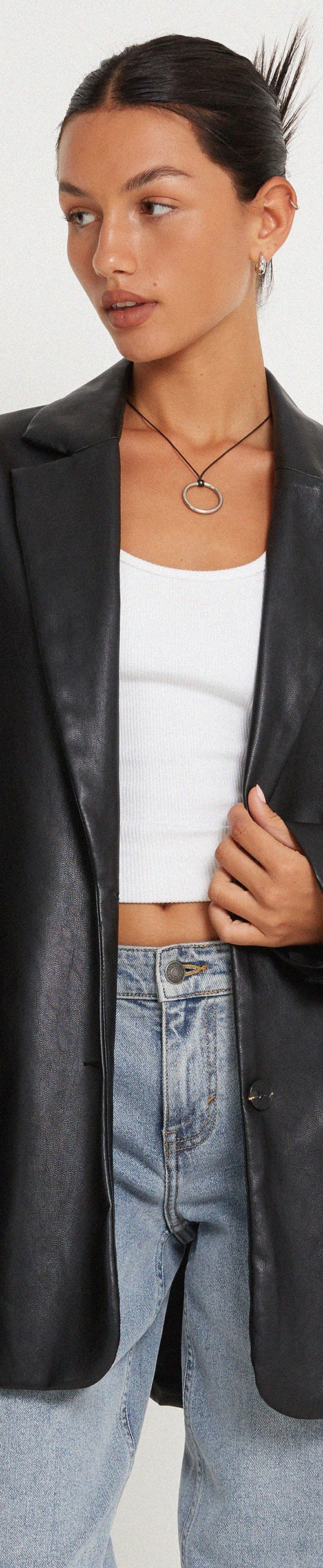 Immagine di Saken Blazer in Pu Black
