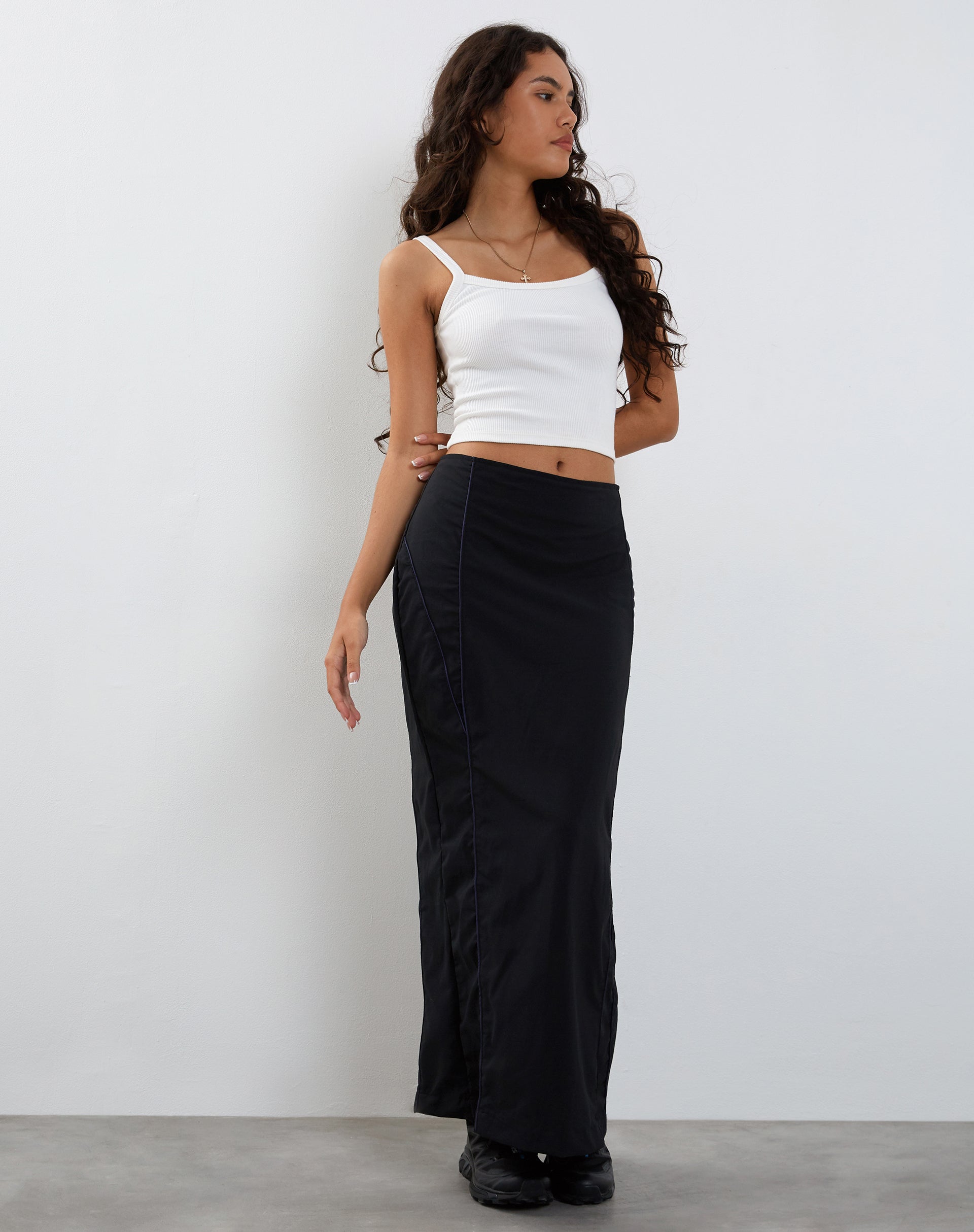 Immagine di Skyla Maxi Gonna in Charcoal