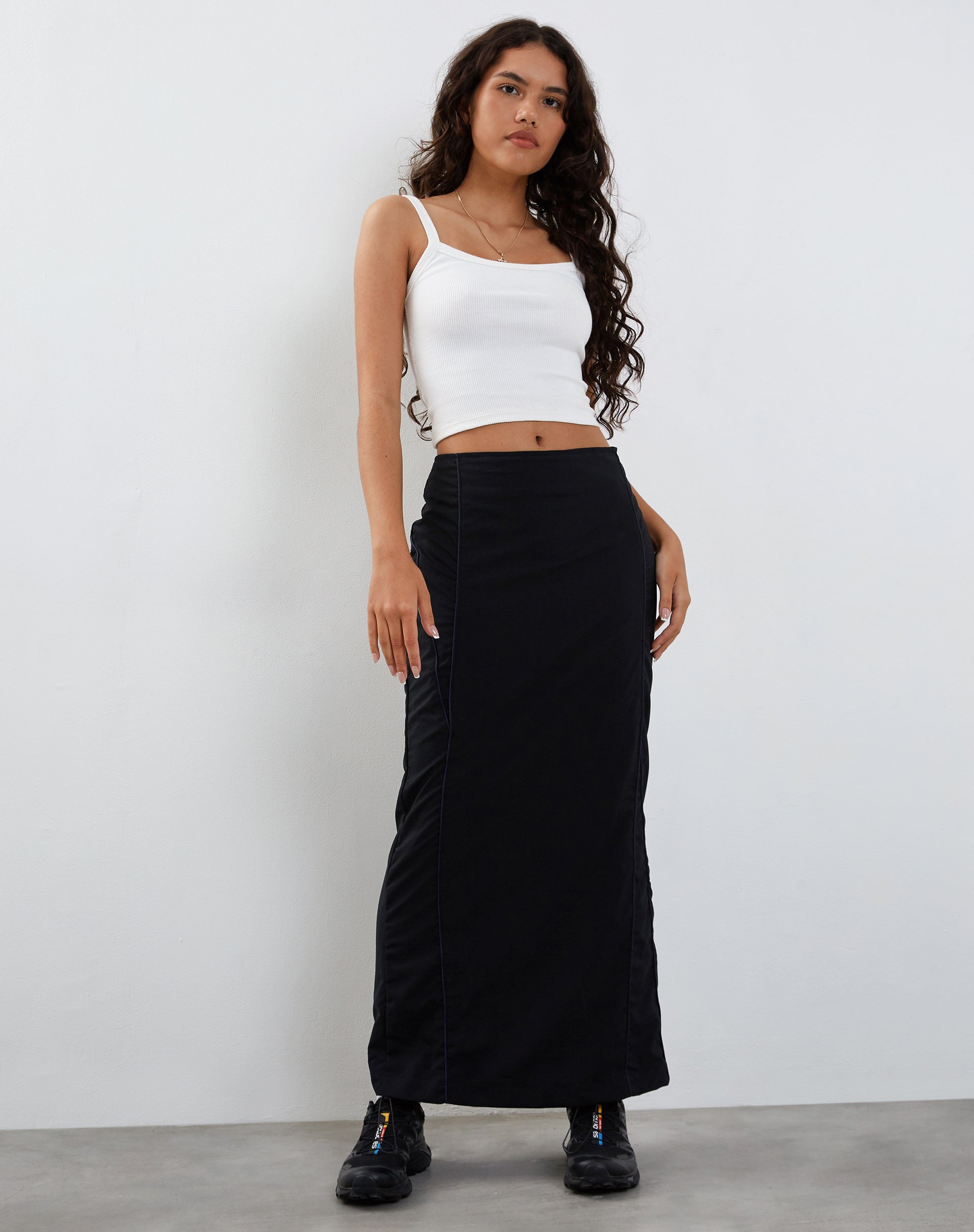 Immagine di Skyla Maxi Gonna in Charcoal