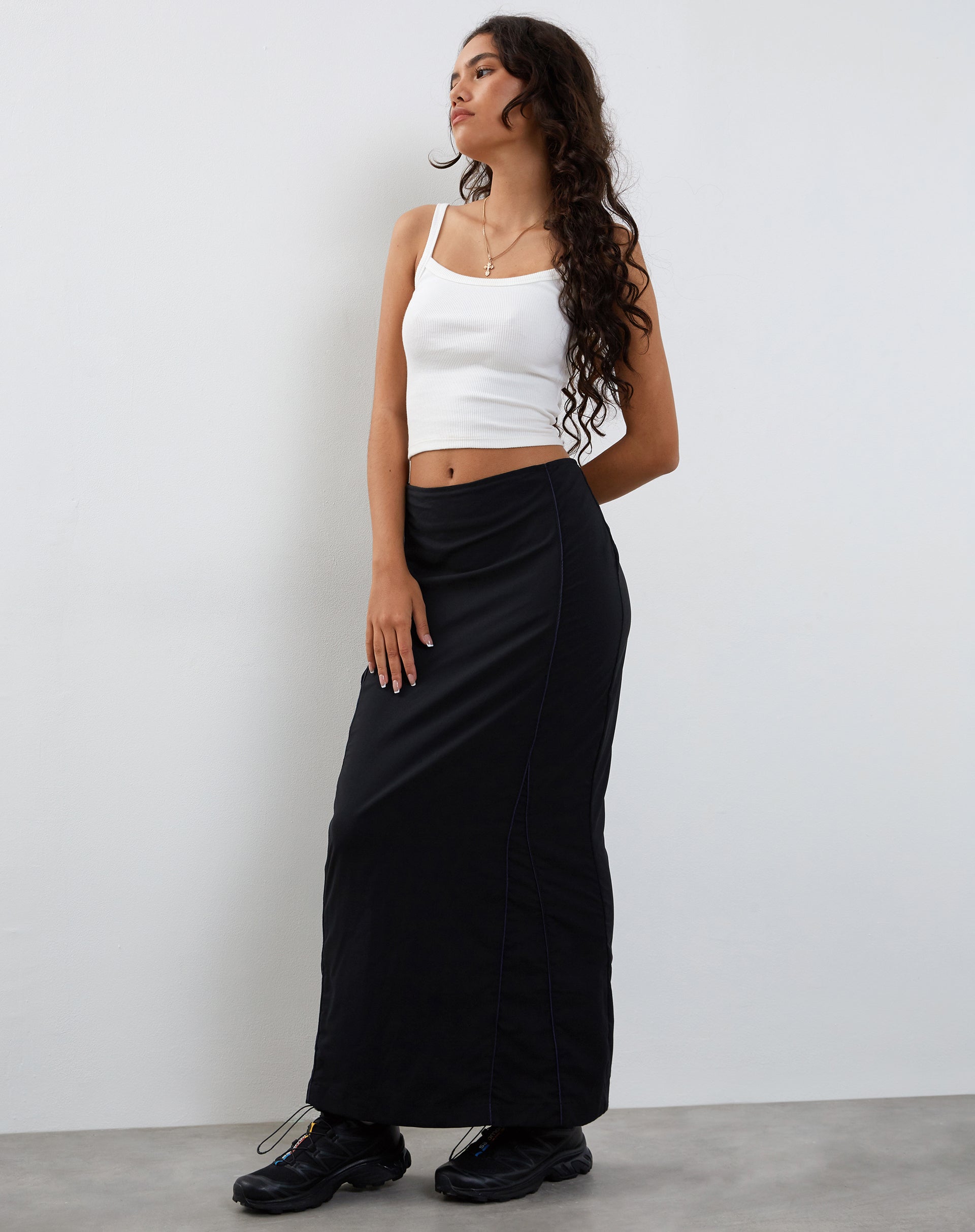 Immagine di Skyla Maxi Gonna in Charcoal
