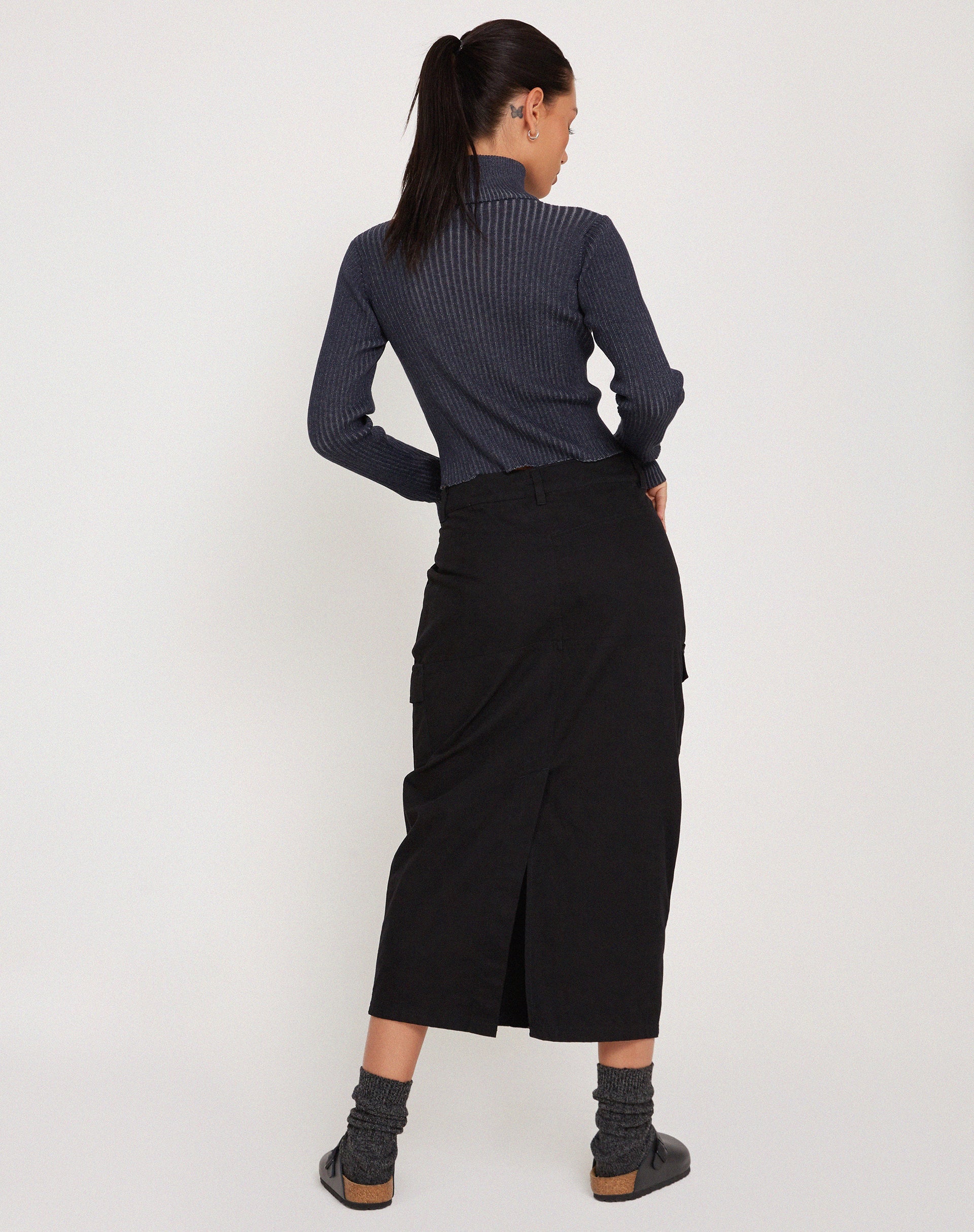 Immagine di Tuzifa, maglione cropped in navy
