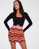 immagine di Riani Mini Skirt in Abstract Art Pink