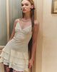 Immagine di Riasi Mini Abito in Chiffon Avorio