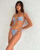 Immagine di Ricoa Bikini Top a righe floreali