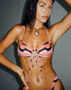 immagine di Ricoa Bikini Top in Abstract Art Pink