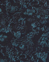 Batik botanico nero verde