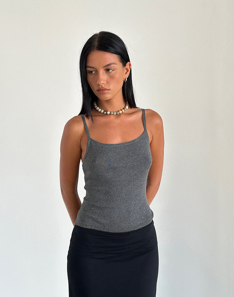 Canotta Riona in grigio scuro