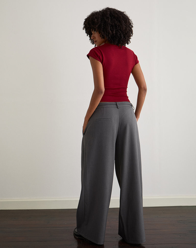 Immagine di Rivela Tie Waist Trouser in grigio