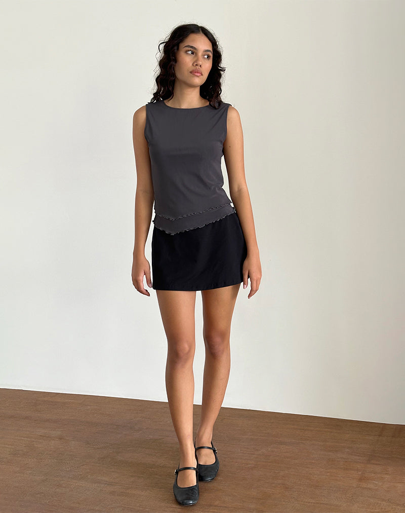Immagine di Rochie Top asimmetrico in rete Ocean Storm