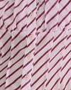 Chiffon a righe rosa e bordeaux