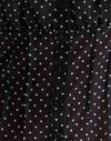 Chiffon Mini Polka Nero