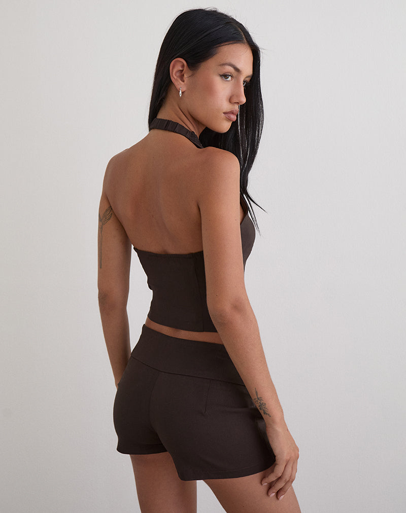 Immagine di Ronin Top in pizzo sartoriale Marrone