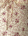 catena di fiori crema