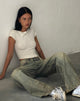 Immagine di Roomy Extra Wide Low Rise Jeans in Sand Wash Blue