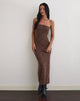 Immagine di Rosaga Maxi Dress in Big Polka Flock Marrone