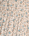 Avorio floreale blu