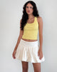 immagine di Roxe Ribbed Vest Top in Lemonade