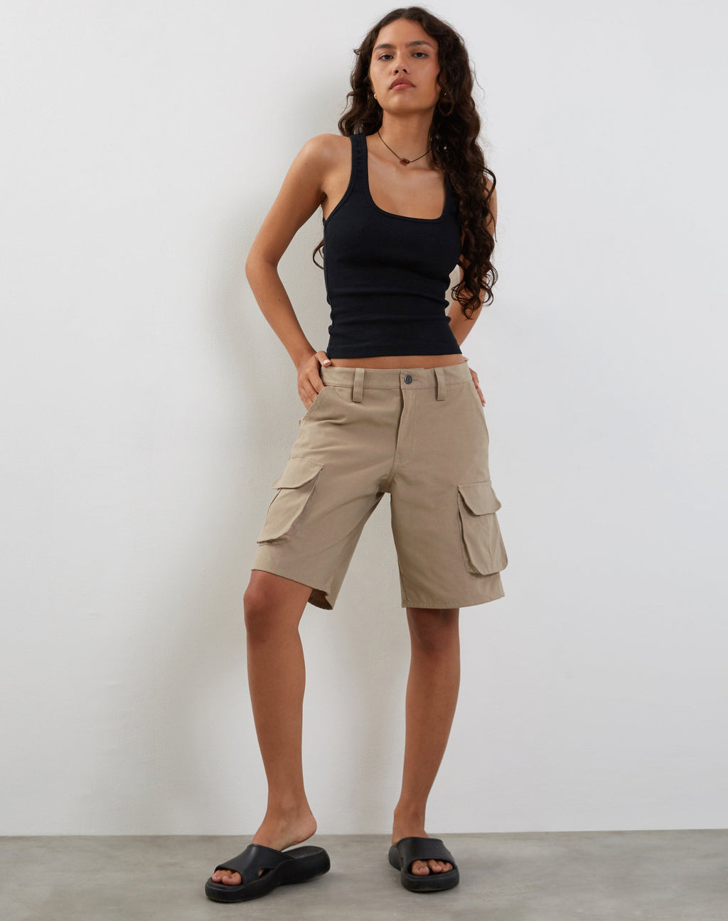 Pantaloncini Saito Longline Cargo in pietra