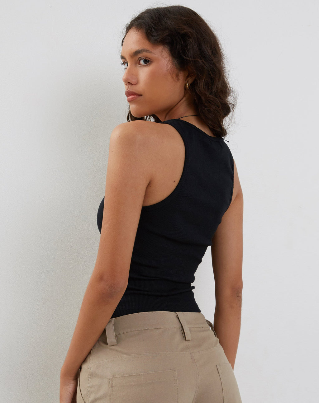 Gilet a coste Roxe in nero