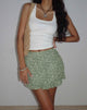 Immagine di Ribay Mini Gonna in Ditsy Floral Verde