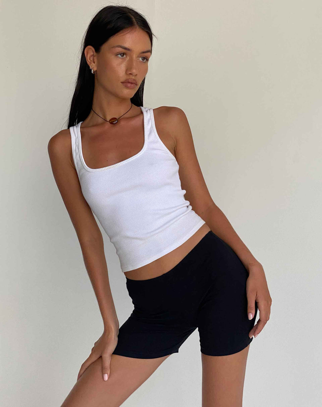 Pantaloncini biker in nero