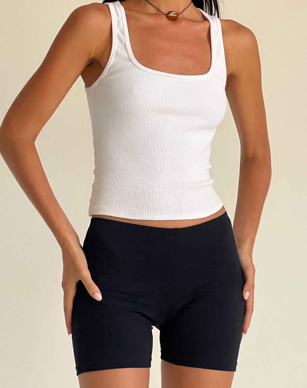 Pantaloncini biker in nero