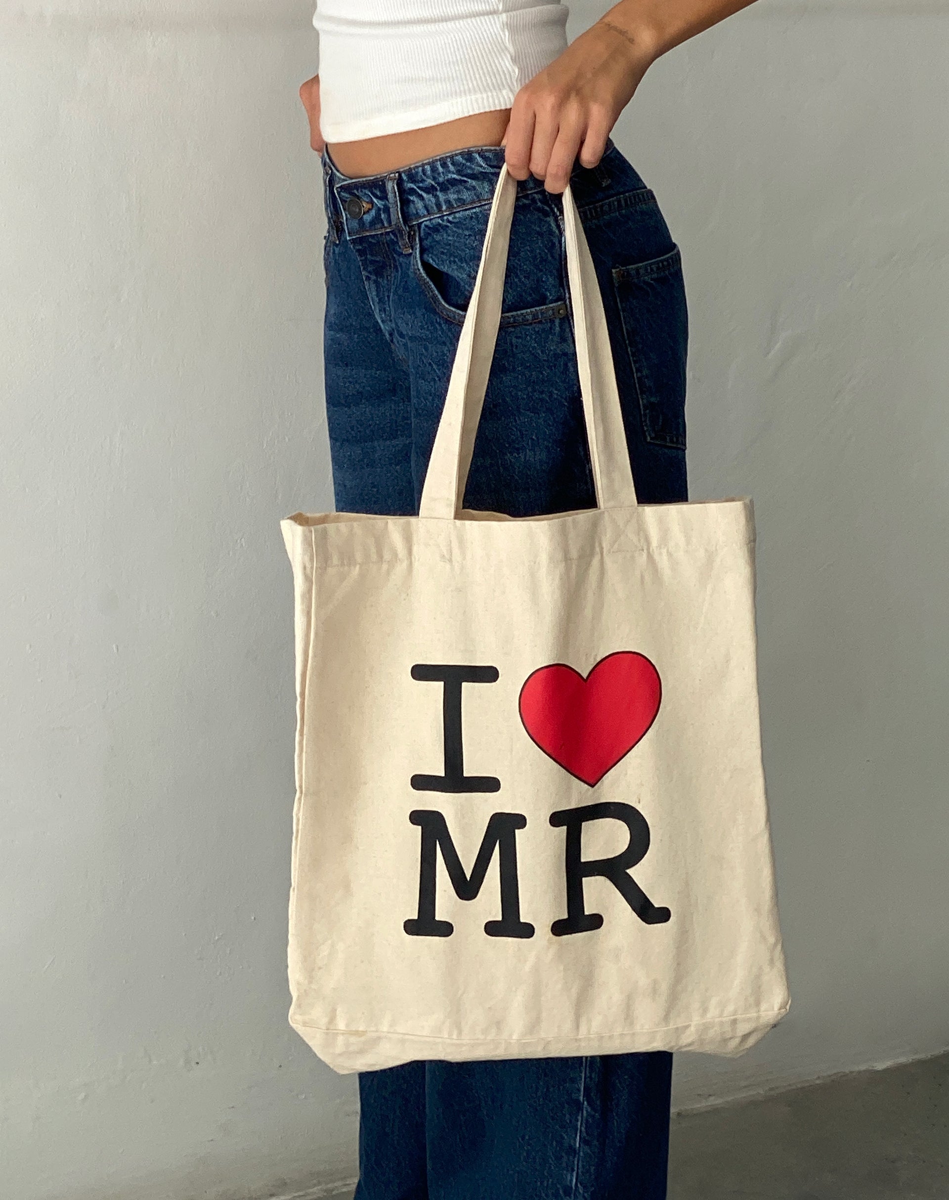 Immagine di I Heart MR Tote Bag in bianco sporco