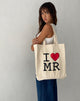 Immagine di I Heart MR Tote Bag in bianco sporco