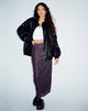 immagine di Lassie Maxi Skirt in Dark Ditsy Rose Black