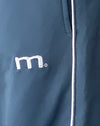 Blu con ricamo "M