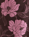 Flare floreale rosa marrone
