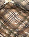 Pizzo stampato Retro Plaid