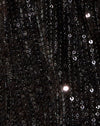 Drappo di paillettes nero